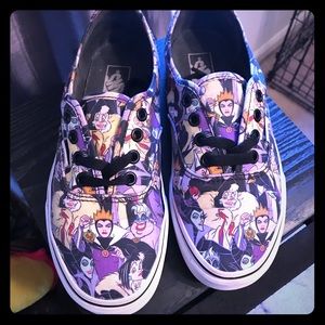 Disney Villains Vans (Sz 6.5)